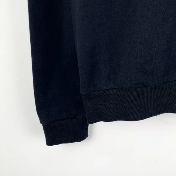 Christian Dior Atelier Black Cotton Long-Sleeve Round-Neck Logo Sweatshirt XS Ma